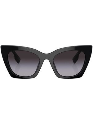 Burberry Eyewear lunettes de soleil Marianne à monture papillon - Noir