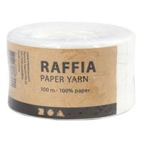 Creativ Company Papier raffia garen wit, 100m
