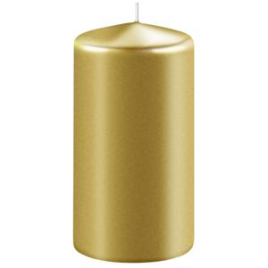 Enlightening Candles Cilinder/stompkaars - goud - D6 x H8 cm - 27 branduur