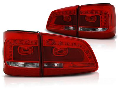 Tuning-Tec Achterlichten voor VW TOURAN 08 10- ROOD HELDER LED