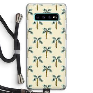 Paradise: Samsung Galaxy S10 Plus Transparant Hoesje met koord