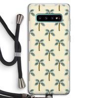 Paradise: Samsung Galaxy S10 Plus Transparant Hoesje met koord