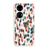 Tropical Dots: Huawei P50 Transparant Hoesje