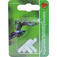 Boon T-Stuk 2x 4mm - Eenvoudige Installatie voor Aquarium Luchtslangen, Duurzaam in Zoet- & Zoutwater