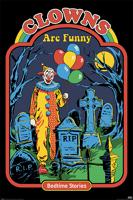 Steven Rhodes Clowns are Funny Poster 61x91.5cm