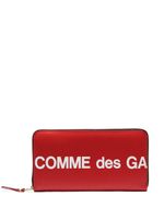 Comme Des Garçons Wallet portefeuille continental à logo imprimé - Rouge - thumbnail