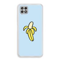 Banana: Samsung Galaxy A22 4G Transparant Hoesje - thumbnail