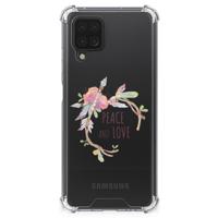 Samsung Galaxy A12 Stevig | Bumper Hoesje | Boho Text