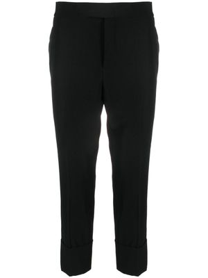 SAPIO pantalon droit court - Noir