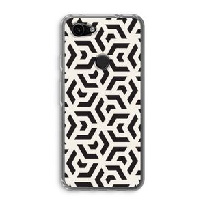 Crazy pattern: Google Pixel 3a Transparant Hoesje