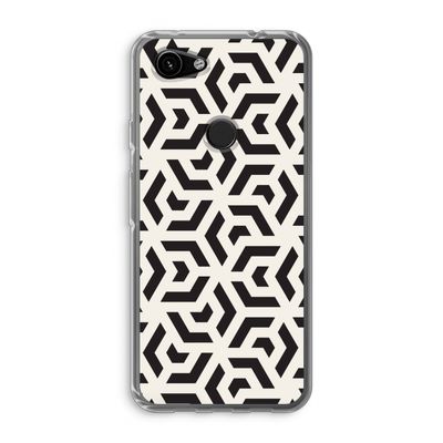 Crazy pattern: Google Pixel 3a Transparant Hoesje