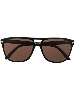 TOM FORD Eyewear lunettes de soleil à monture pilote - Marron
