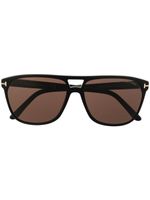 TOM FORD Eyewear lunettes de soleil à monture pilote - Marron