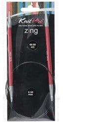 KnitPro Zing Rondbreinaalden 60cm 6,50mm