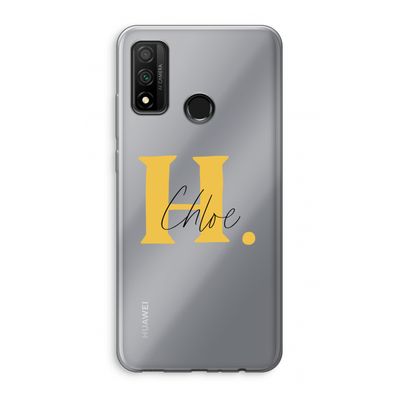 Amber Script: Huawei P Smart (2020) Transparant Hoesje