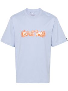 Martine Rose t-shirt en coton à logo imprimé - Bleu