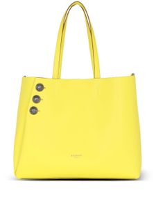 Balmain sac cabas Emblème en cuir - Jaune