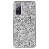 Glitter Series Samsung Galaxy S20 FE Hybrid Case - Zilver - thumbnail