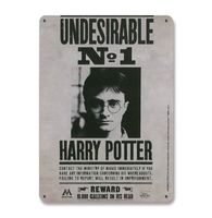 Harry Potter Tin Sign Undesirable No. 1 15 x 21 cm - thumbnail