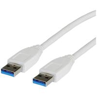 VALUE USB 3.2 Gen 1 kabel, type A-A, wit, 3 m - thumbnail