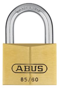 Abus hangslot 85/50mm messing