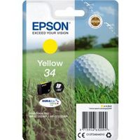 Epson Golf ball Singlepack Yellow 34 DURABrite Ultra Ink - thumbnail