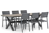 Lifestyle Stella/Forest 240 cm dining tuinset 7-delig - thumbnail