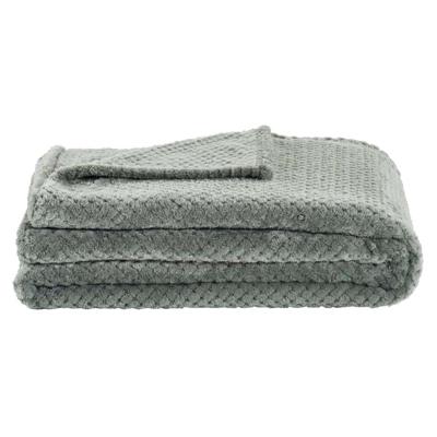 Leen Bakker - Plaid Ilona - 130x170 Cm - Polyester - Groen