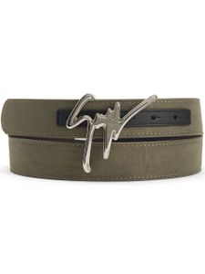 Giuseppe Zanotti ceinture à logo Giuseppe - Marron