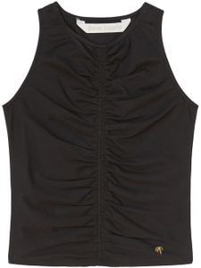 Palm Angels ruched stretch-cotton tank top - Noir