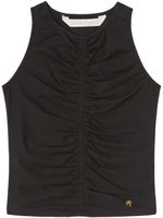 Palm Angels ruched stretch-cotton tank top - Noir - thumbnail