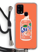 S(peach)less: Samsung Galaxy M31 Transparant Hoesje met koord