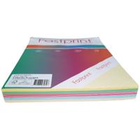 5 Pastelkleuren 250 vel A4 80 gram Fastprint 129229