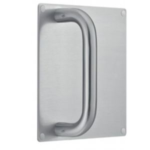 JNF 16.220 Schuifdeurgreep op plaat 180 x 180 mm