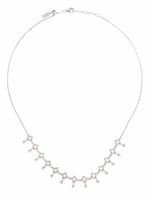 Djula collier ras-du-cou en or blanc 18ct serti de diamants - Argent