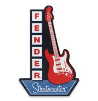 Fender Stratocaster Metalen Bord - 56 x 33cm