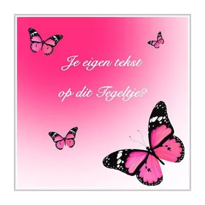 Vlinder (2) Tegeltje