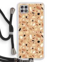 Terrazzo N°17: Samsung Galaxy A22 4G Transparant Hoesje met koord