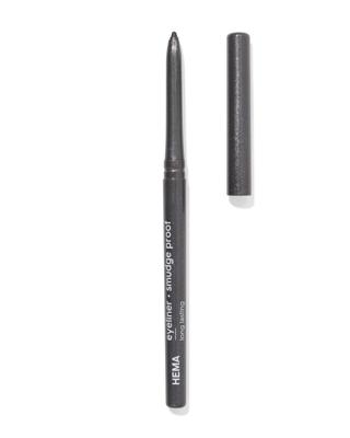 HEMA Eyeliner Waterproof Metallic Black (zwart)