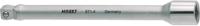HAZET verlengstuk extension 1/4" 25mm pivotable