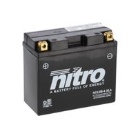 NITRO Gesloten batterij onderhoudsvrij, Batterijen voor motor & scooter, NT12B-4-SLA - thumbnail