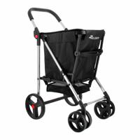 Winkelwagen Rolser basket mf 4b Zwart 50 L