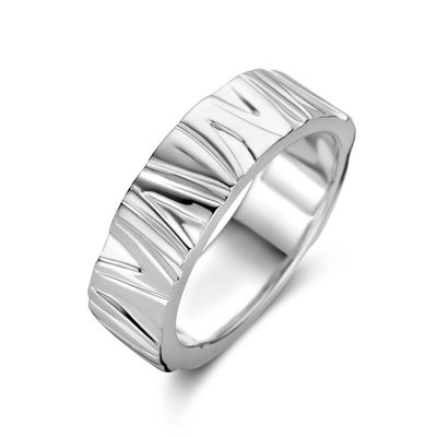 Ring Fantasie zilver 6 mm