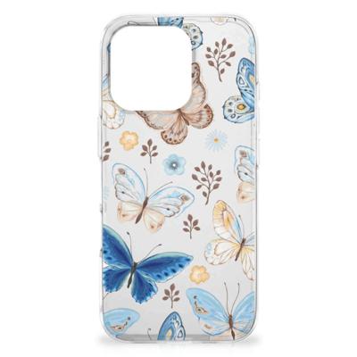 TPU Hoesje voor iPhone 16 Pro Max Vlinder