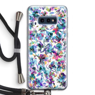 Hibiscus Flowers: Samsung Galaxy S10e Transparant Hoesje met koord