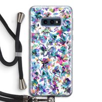 Hibiscus Flowers: Samsung Galaxy S10e Transparant Hoesje met koord