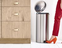 Brabantia newIcon pedaalemmer 30 liter met kunststof binnenemmer - Matt Steel Fingerprint Proof - thumbnail