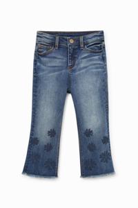 Cropped flared jeans - BLUE - 9/10