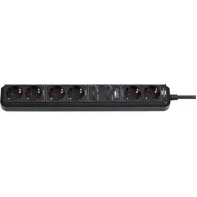 Brennenstuhl 1159760936 intelligente stekkerdoos 6 AC-uitgang(en) 1,5 m Zwart