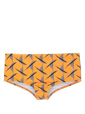 Lygia & Nanny maillot de bain à imprimé graphique - Orange